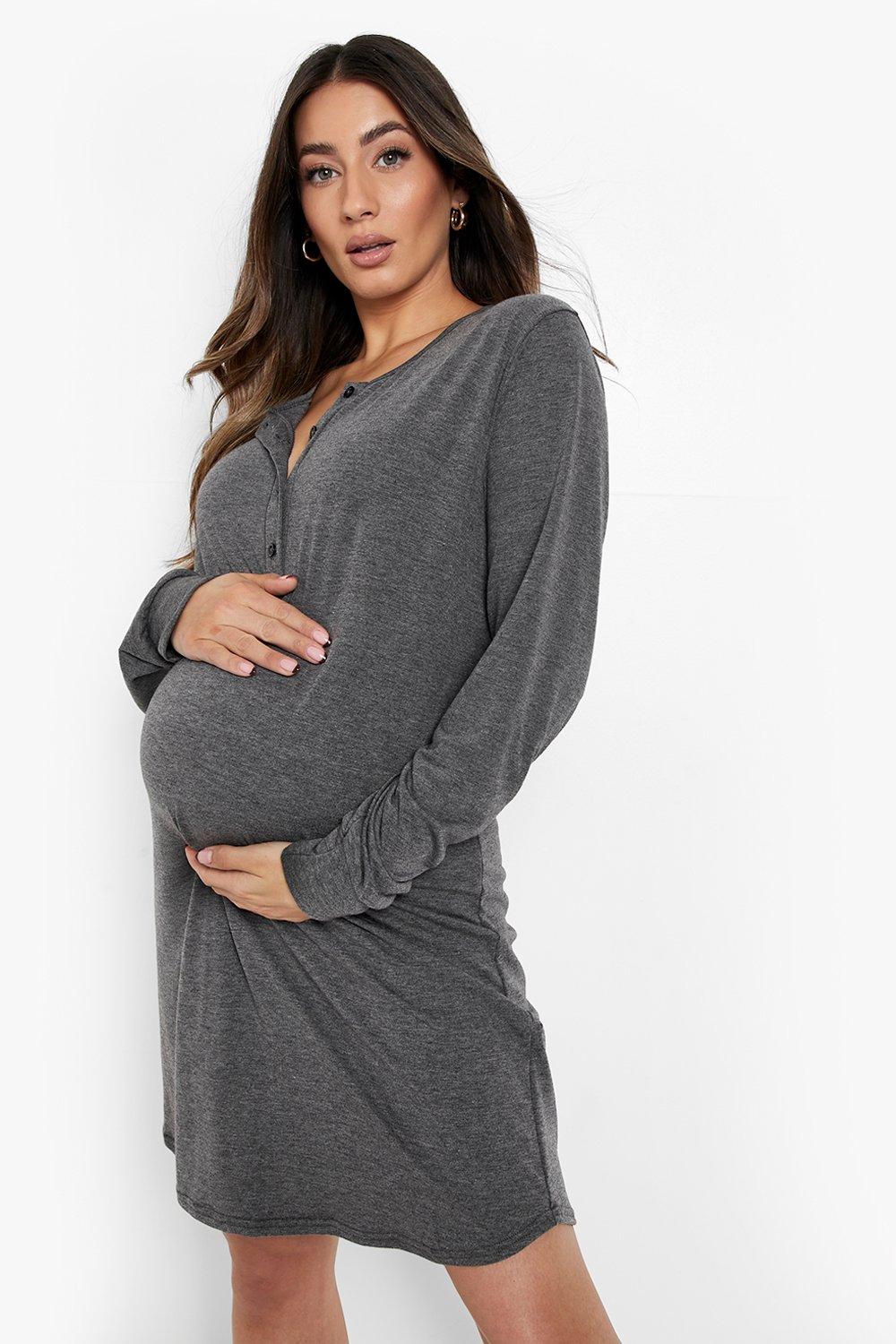 Button nightgown best sale